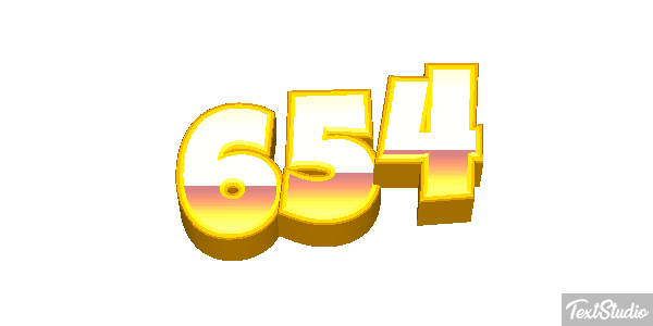 654 Текстовый эффект