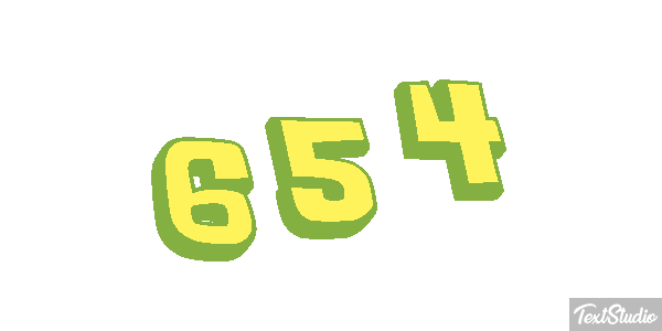 654 Текстовый эффект