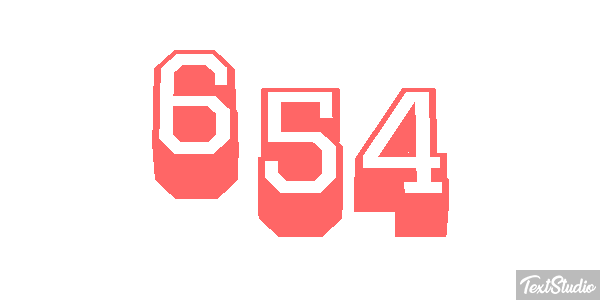 654 Текстовый эффект