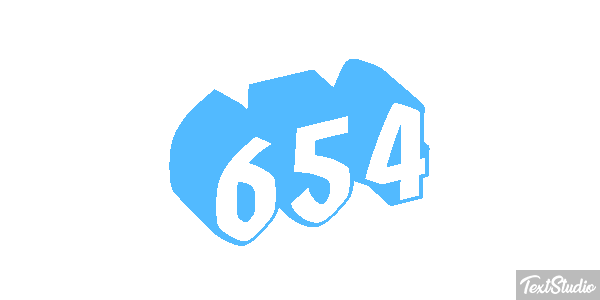654 Текстовый эффект