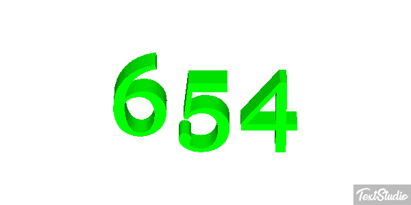 654 Текстовый эффект
