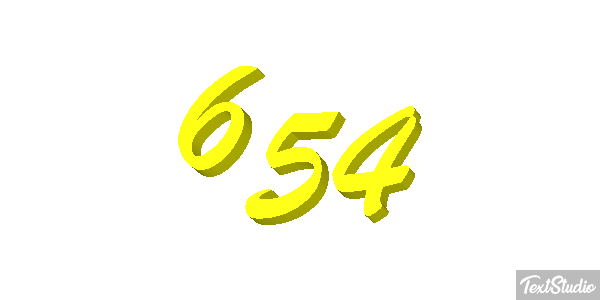 654 Текстовый эффект