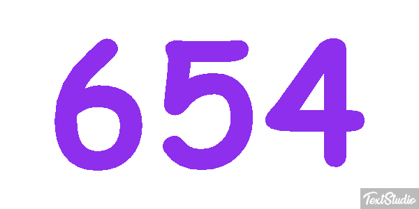 654 Текстовый эффект