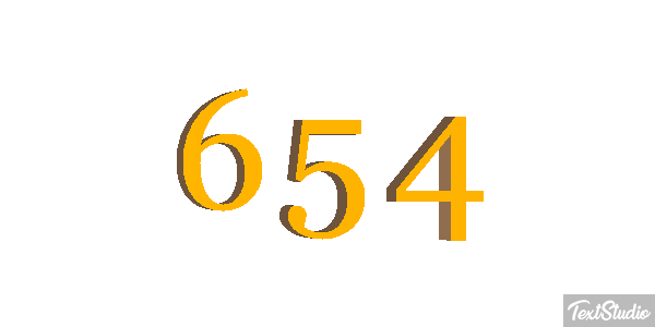 654 Текстовый эффект