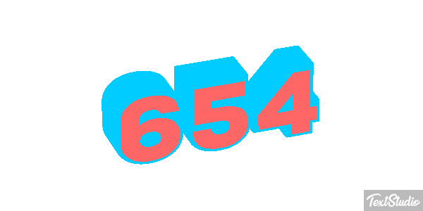 654 Текстовый эффект