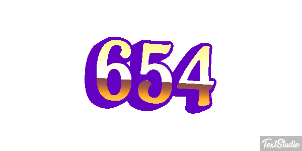 654 Текстовый эффект