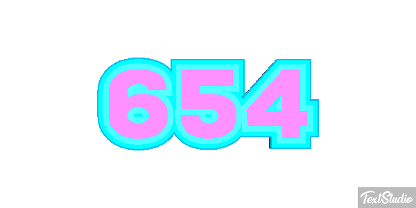 654 Текстовый эффект