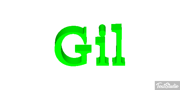Gil テキスト効果
