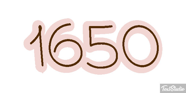 1650 Text effect