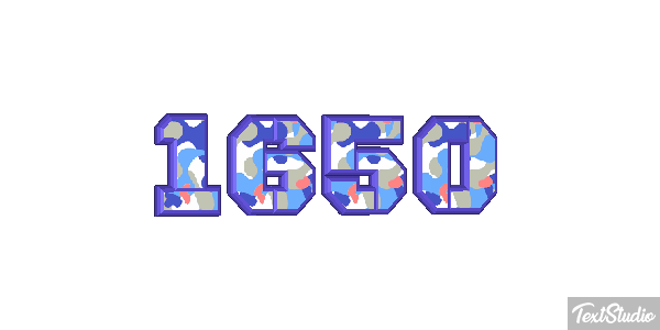1650 Text effect