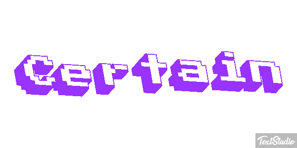 Certain Efekt tekstowy