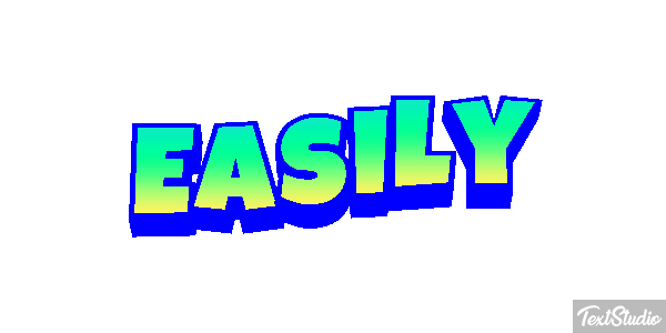 Easily Text effect