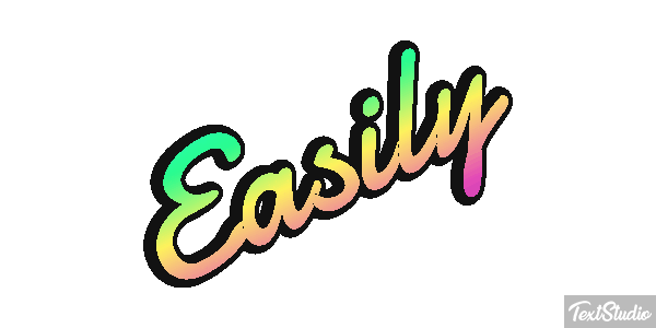 Easily Text effect