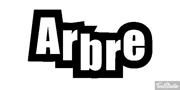Arbre Effet de texte