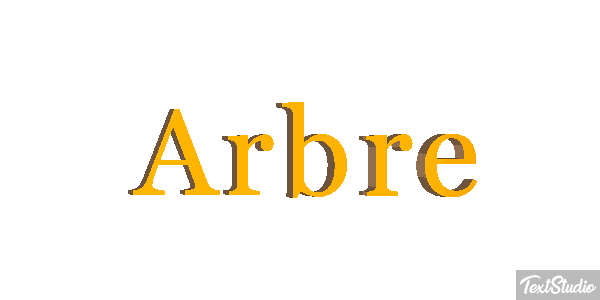 Arbre Effet de texte