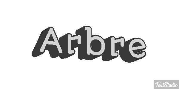 Arbre Effet de texte