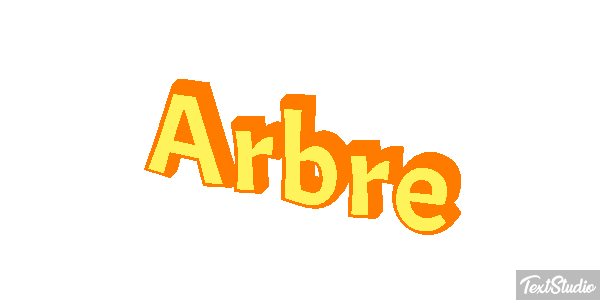 Arbre Effet de texte