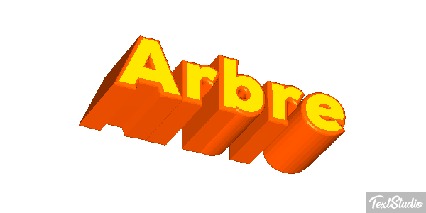 Arbre Effet de texte