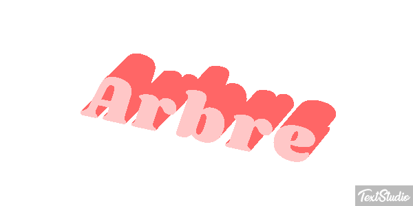 Arbre Effet de texte