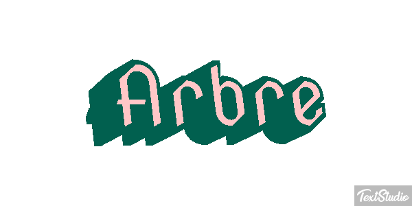 Arbre Effet de texte