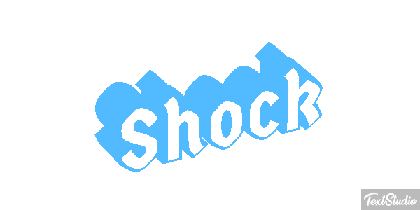 Shock Text effect