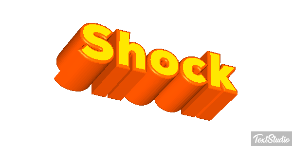 Shock Text effect