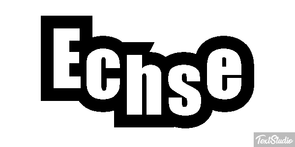 Echse Tekst effect