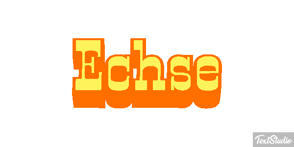 Echse Tekst effect