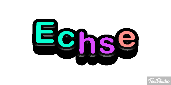 Echse Tekst effect