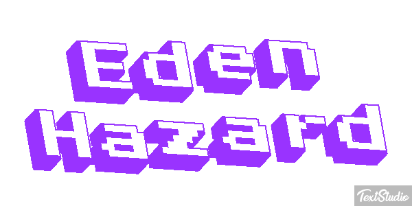 Eden Hazard Text effect