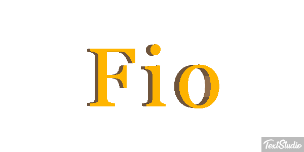 Fio Efeito do texto