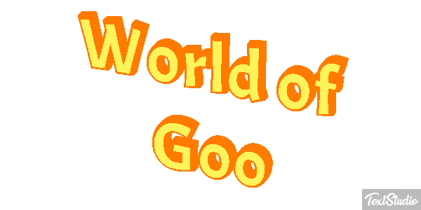 World of Goo Efekt tekstowy