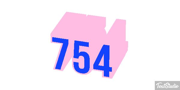 754 Effet de texte
