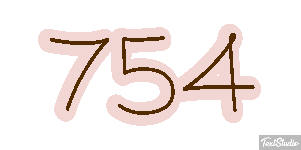 754 Effet de texte