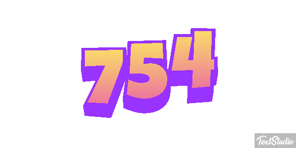 754 Effet de texte