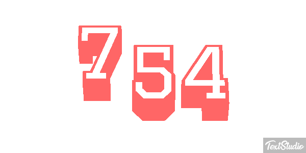 754 Effet de texte