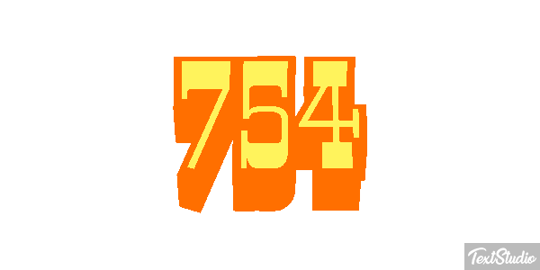 754 Effet de texte