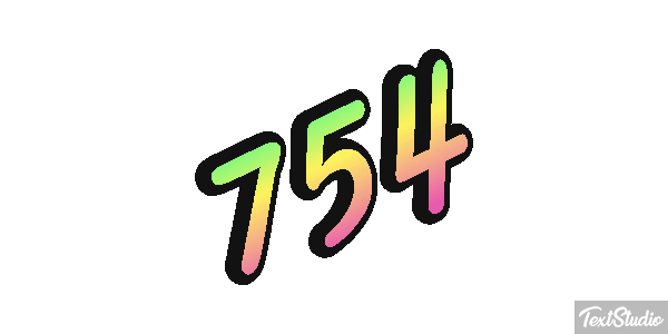 754 Effet de texte