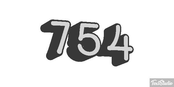 754 Effet de texte