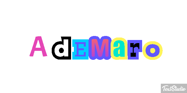 Ademaro Efecto de texto