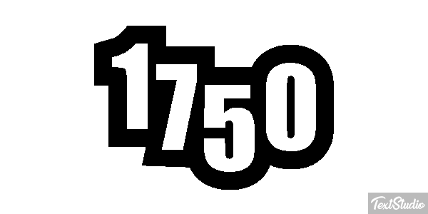 1750 Efeito do texto