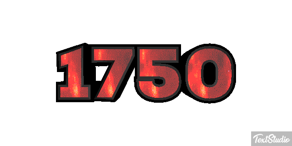 1750 Efeito do texto