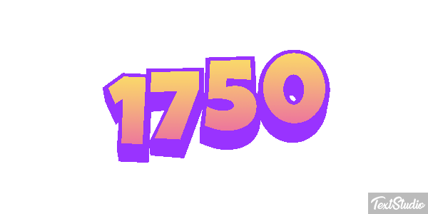 1750 Efeito do texto