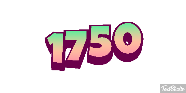 1750 Efeito do texto