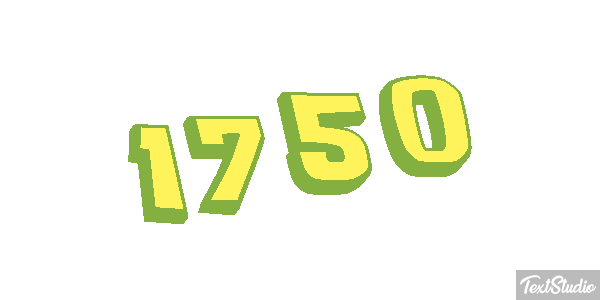 1750 Efeito do texto