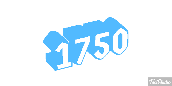 1750 Efeito do texto