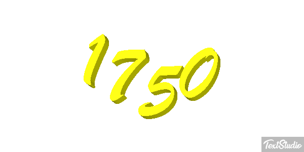 1750 Efeito do texto