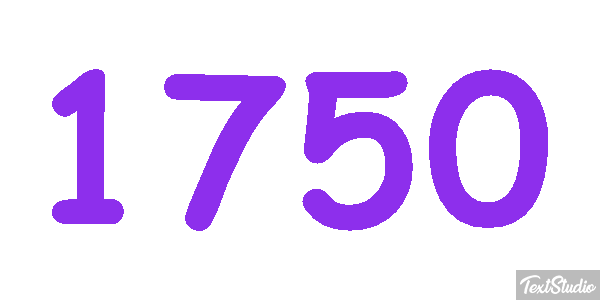1750 Efeito do texto