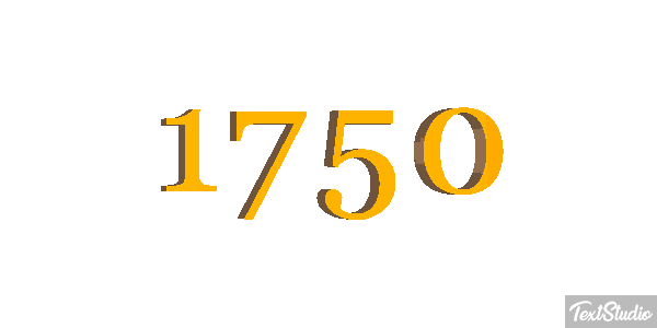 1750 Efeito do texto