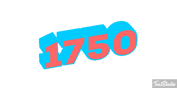 1750 Efeito do texto